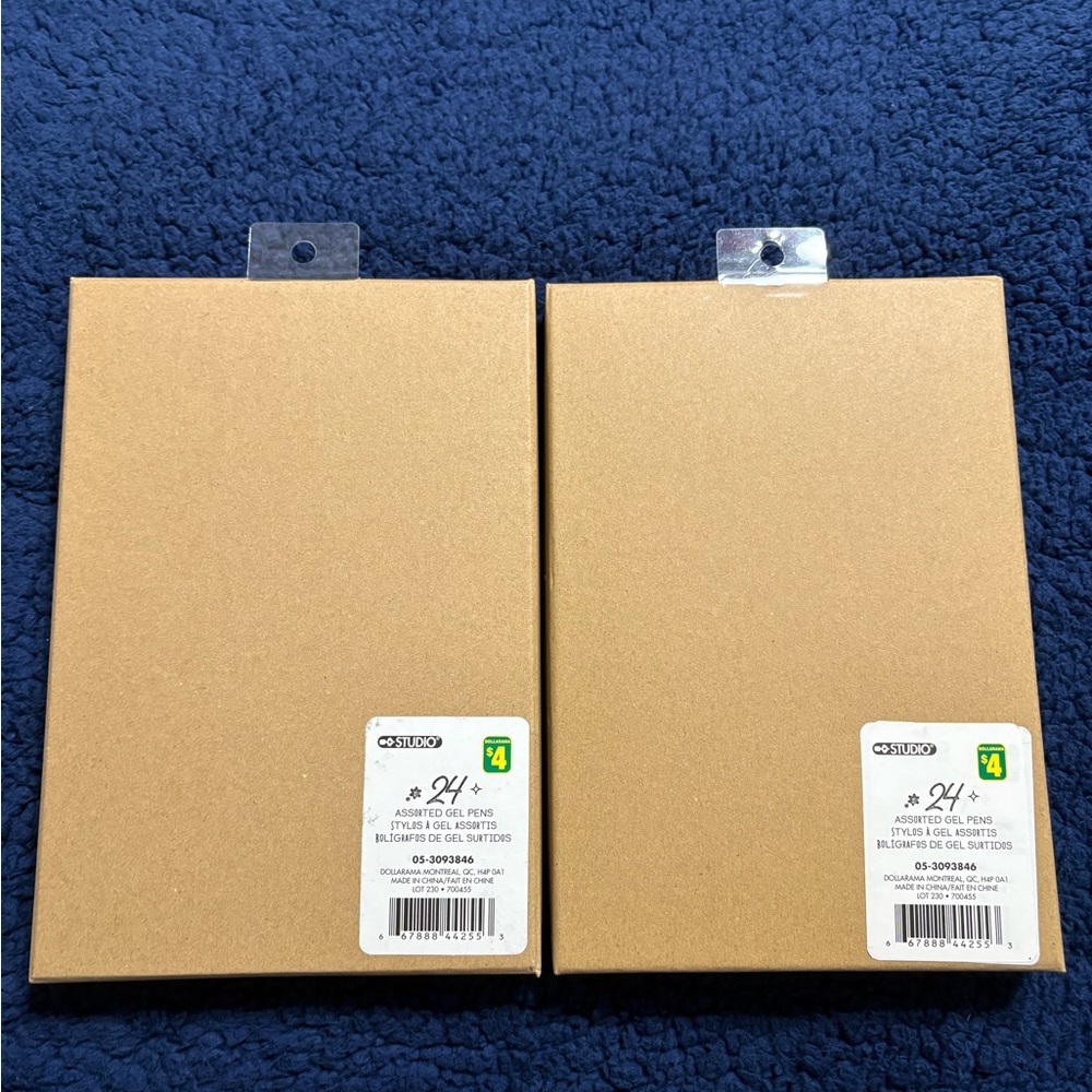2 Boxes Studio Vibrant Gel Pens Set - 24 Colors - Picture 2 of 3